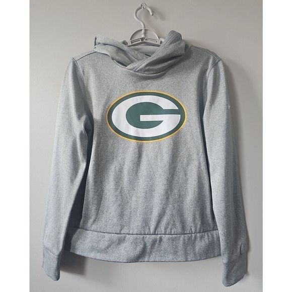 Nike Other - Nike Green Bay Packers Hoodie Sweat Shirt Hooded Gray Pullover Unisex Size XS